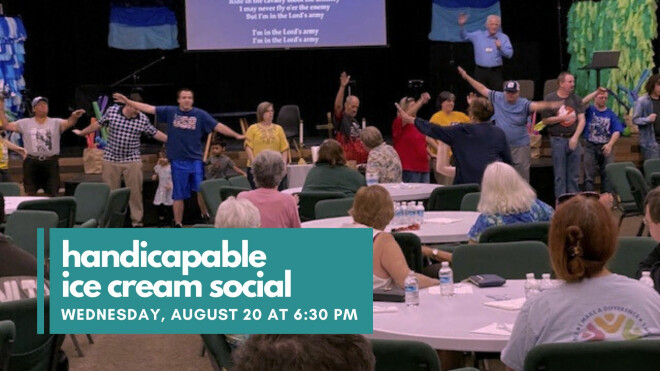 Handicapable Ice Cream Social Anniversary Celebration