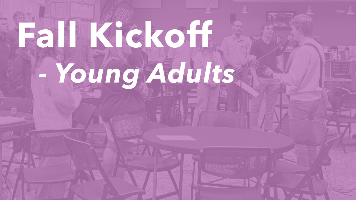 Young Adult Fall Kickoff 