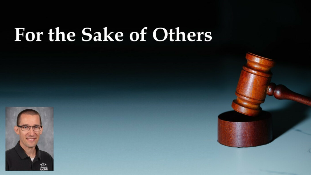 For the Sake of Others