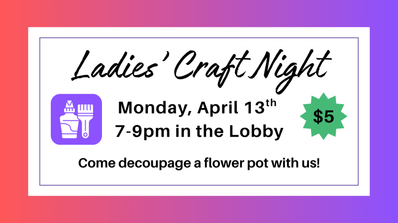 Ladies' Craft Night