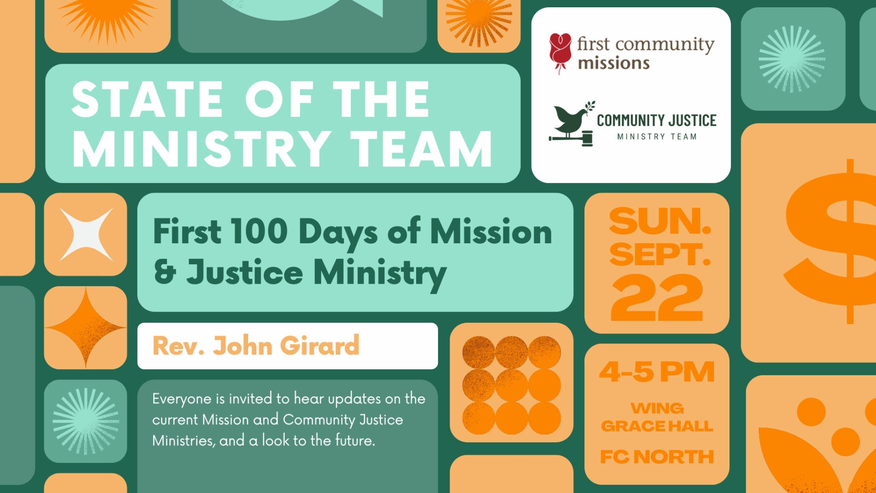 State of the Ministry Team: John Girard's first 100 days 