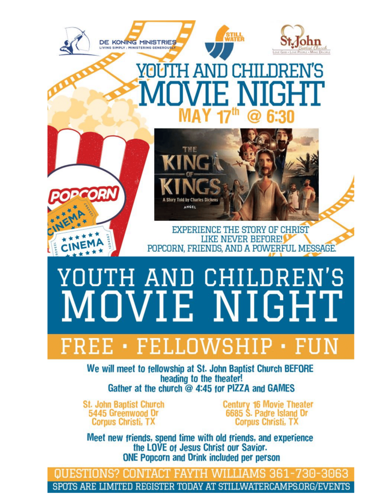 Youth and Children's Fellowship and Movie Night