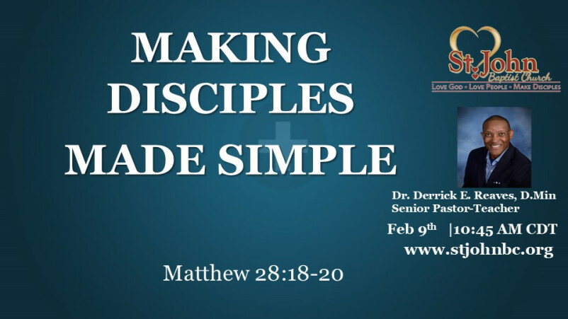 Making Disciples Made Simple