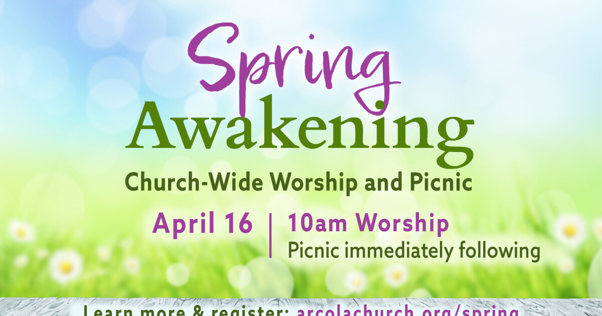 Spring Awakening Church Picnic Arcola United Methodist Church