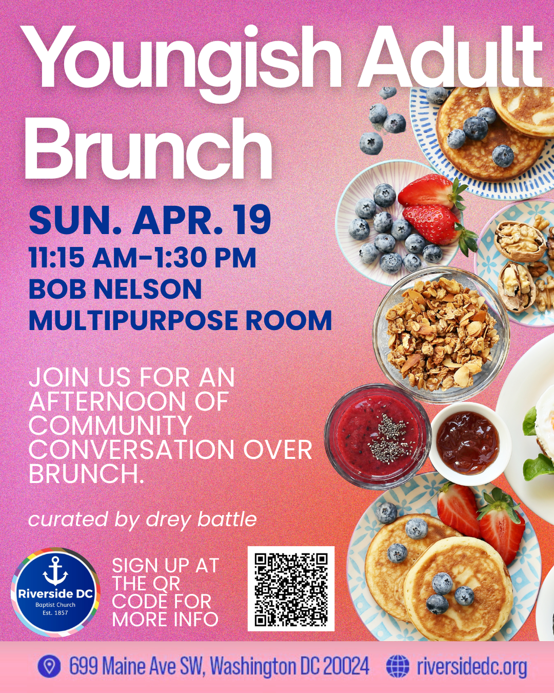 Youngish Adult Brunch- April 2026