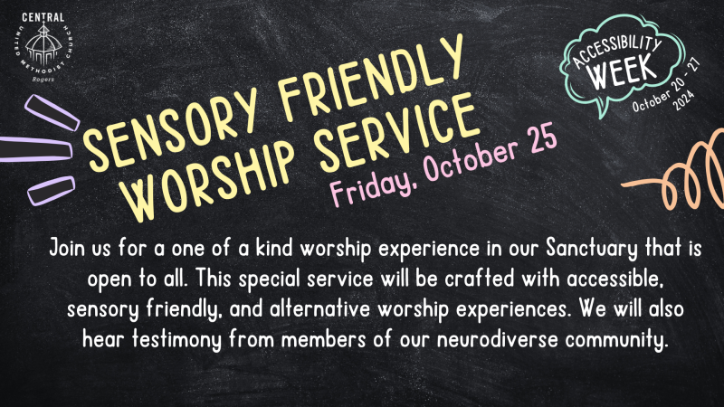 Sensory Friendly Worship Service