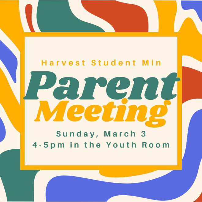Youth Ministry: Parent Meeting