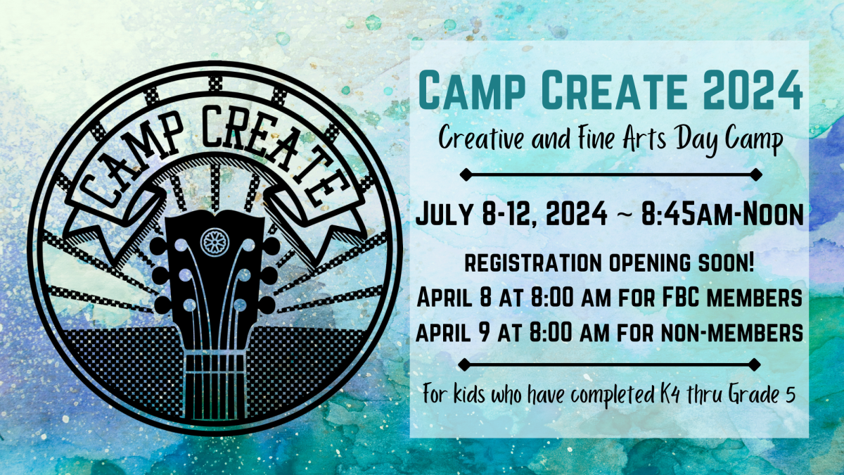 Camp Create Registration