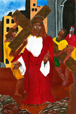 The Second Station: Jesus Carries His Cross