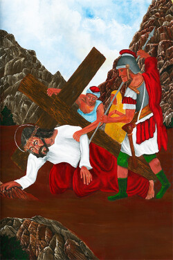 The Seventh Station: Jesus Falls the Second Time