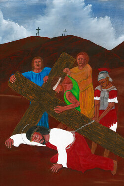 The Ninth Station: Jesus Falls the Third Time