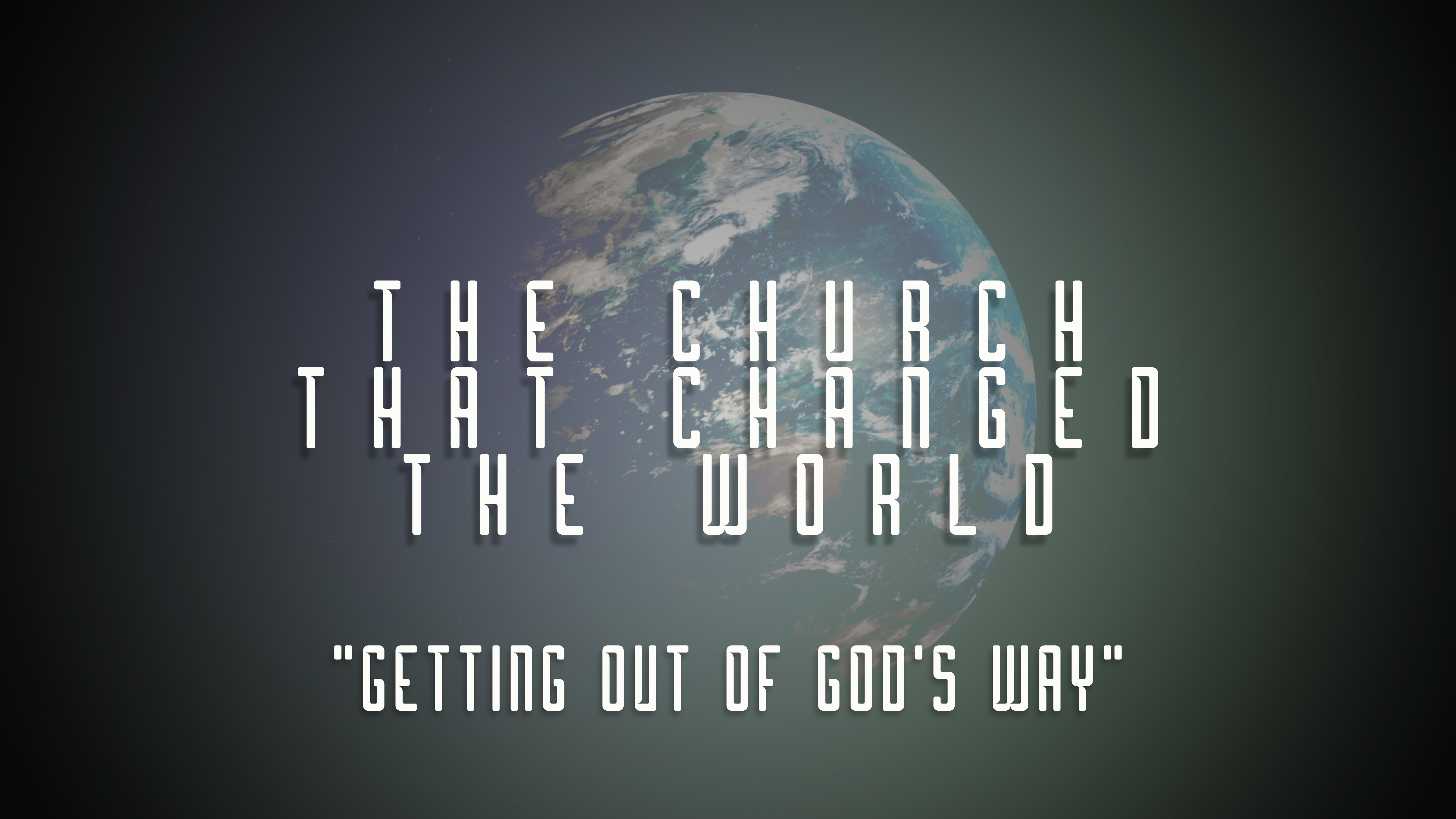 Getting Out of God's Way (Audio) episode artwork