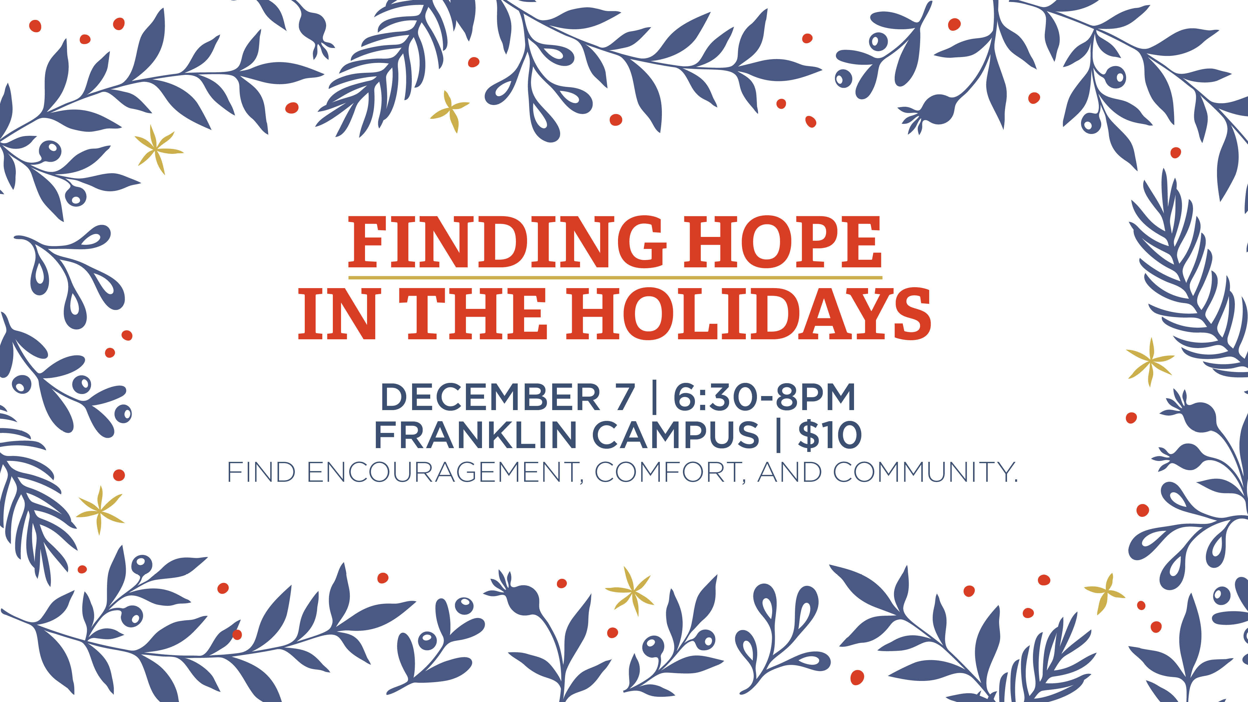 Finding Hope in the Holidays