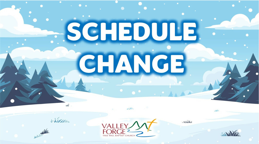 Winter Weather Schedule Change