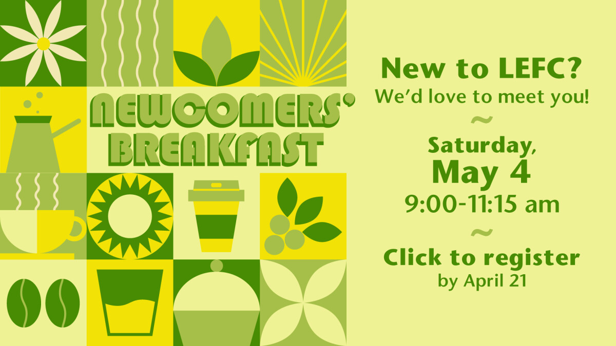 Newcomers' Breakfast May 2024