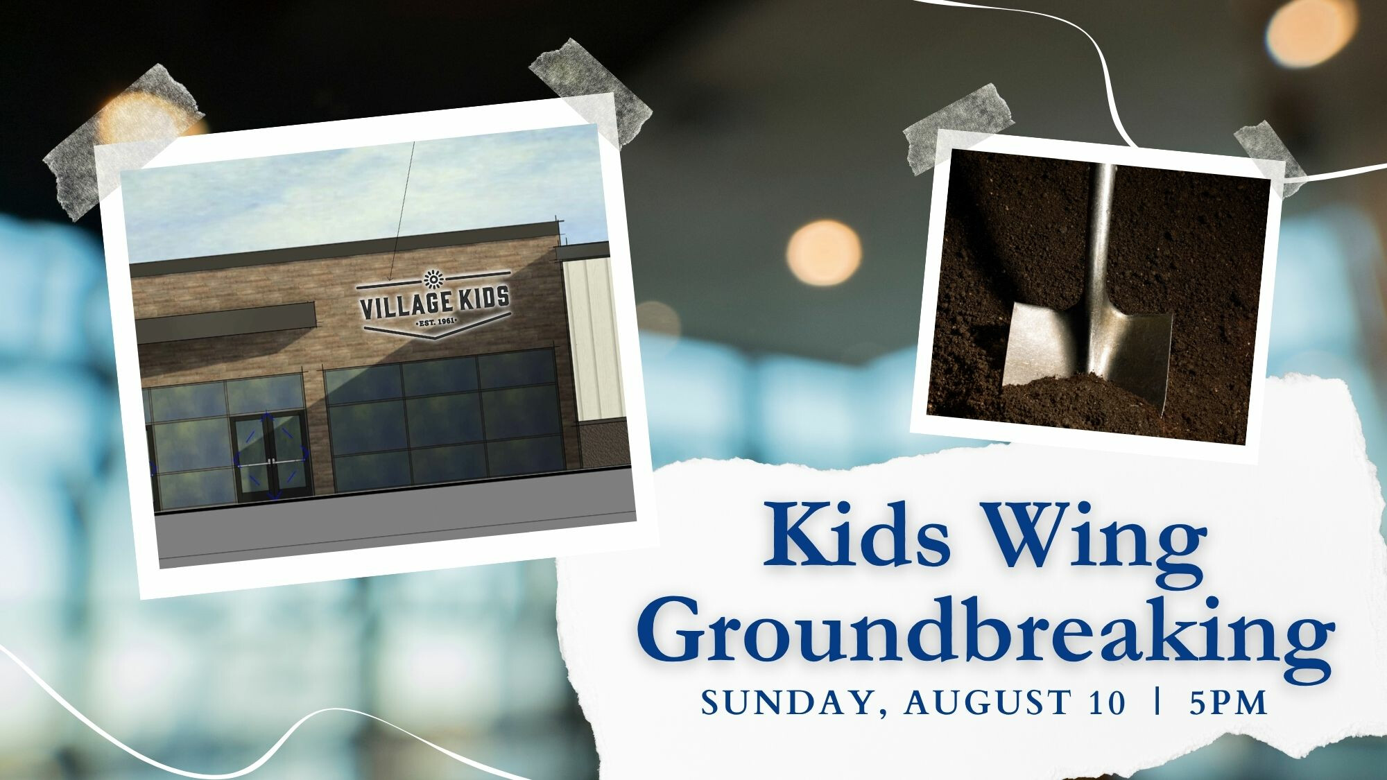 Kids Wing Groundbreaking (5pm)