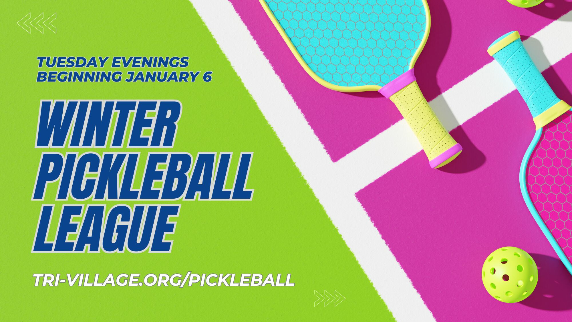 Winter Pickleball League Registration Open