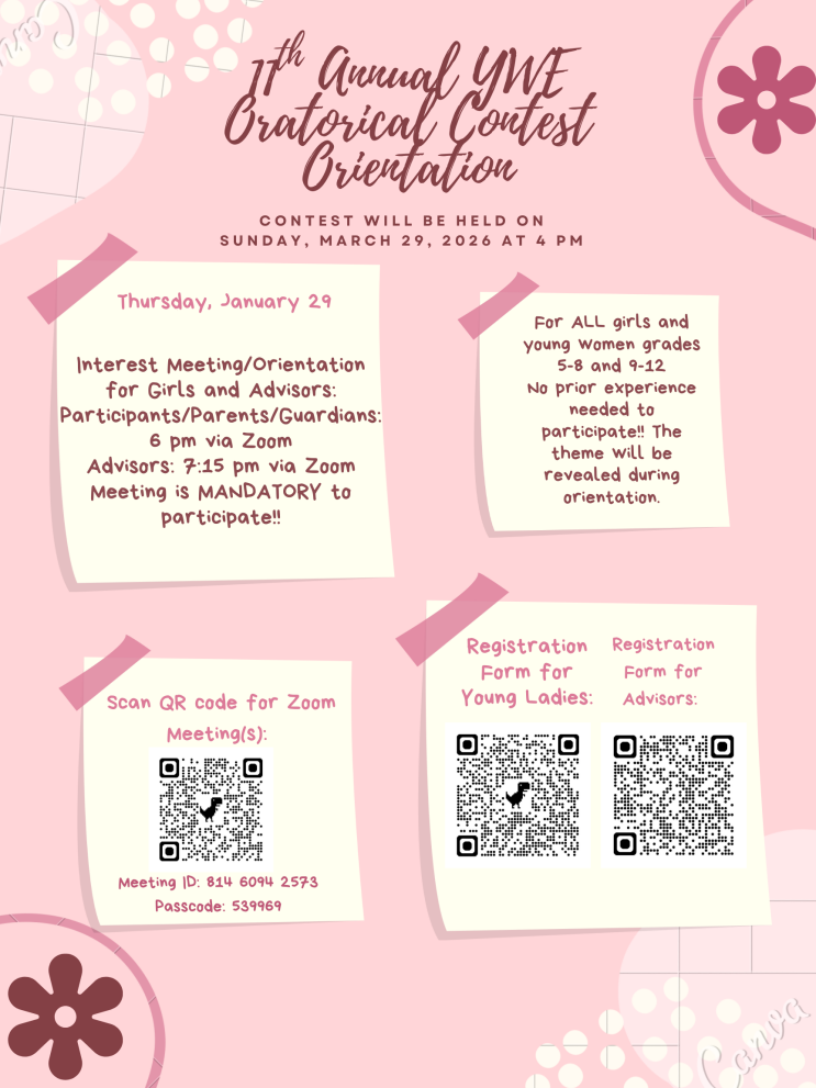 2026 Oratorical Contest Orientation