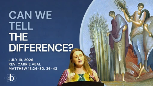 Can We Tell the Difference? | July 19, 2026 | Rev. Carrie Veal | Matthew 13:24-30, 36-43