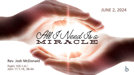 All I Need is a Miracle | June 2, 2024 | Rev. Josh McDonald