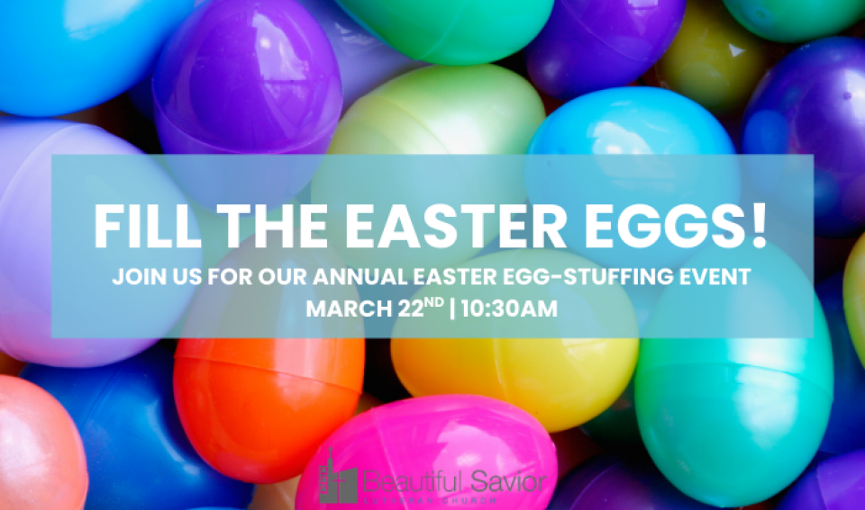 Easter Egg Stuffing Event