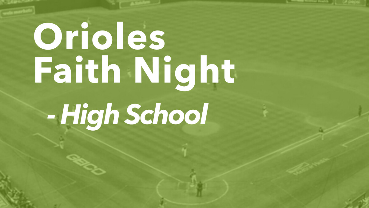 High School Orioles Game 