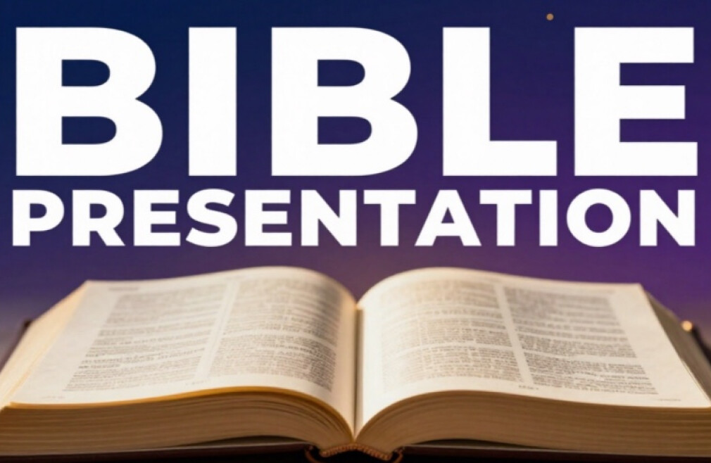 Kindergarten Bible Presentation