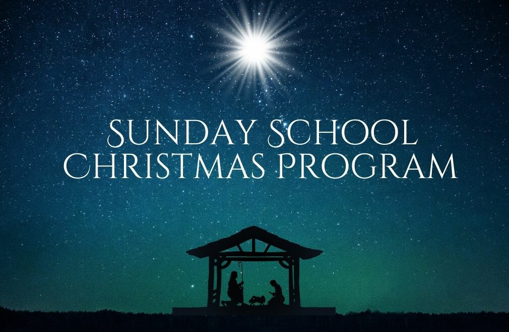 Children's Sunday School Christmas Program