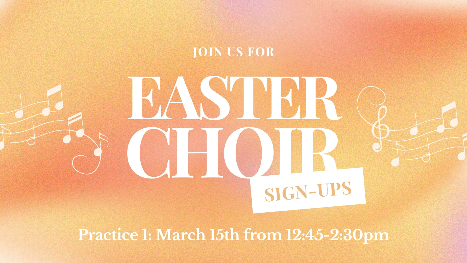VCDC Adult Easter Choir - 8:30am, 10am, & 11:30am