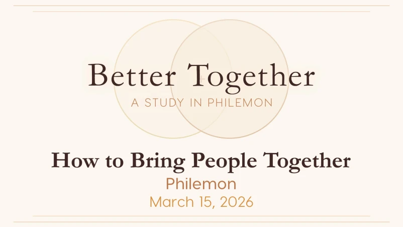 How To Bring People Together