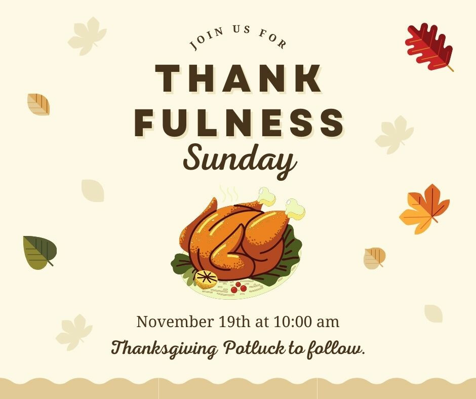 Thankfulness Sunday!