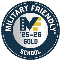 Military Friendly 2025-2026 Gold School Badge