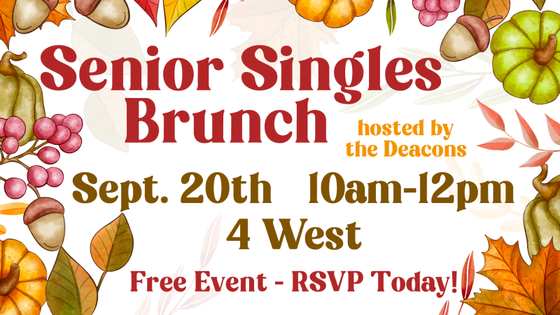 Senior Singles Brunch