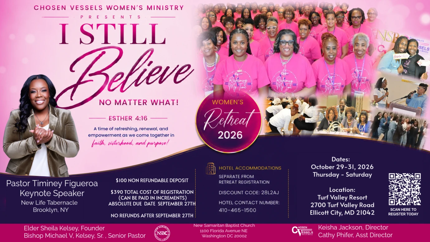 Chosen Vessels 2026 Women's Retreat ~ I Still Believe; No Matter What!