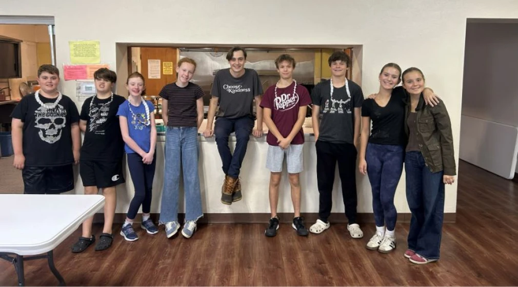 St. Peter's Youth Serve at St. John's Peace Meal