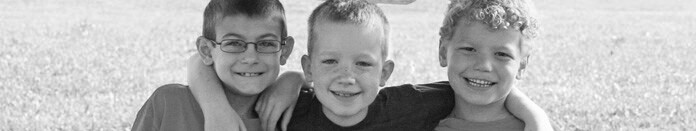 kids header bw