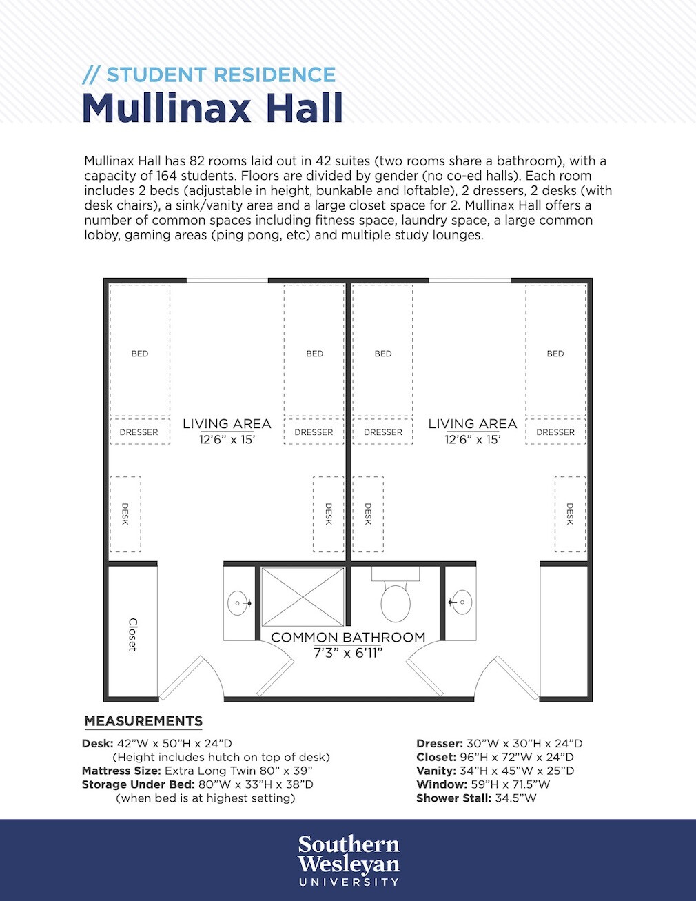 Mullinax Hall Room Layout