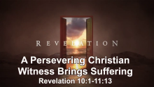 A Preserving Christian Witness Brings Suffering