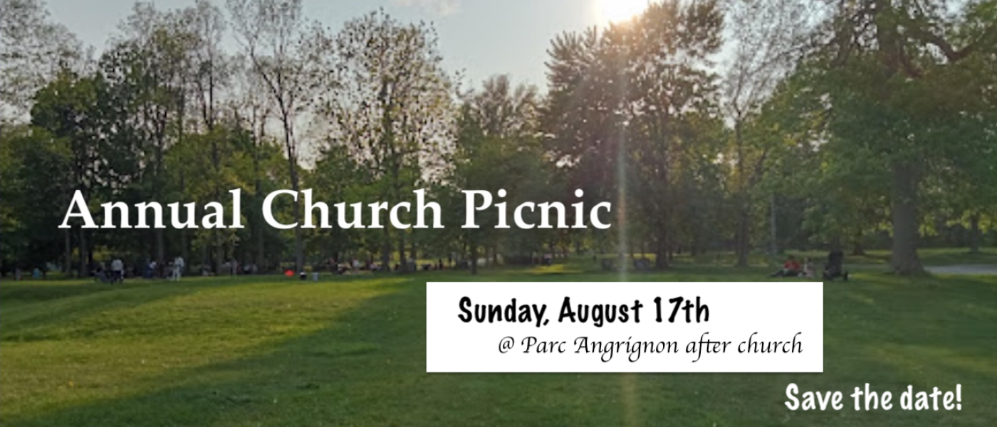 Church Picnic Aug. 17th 