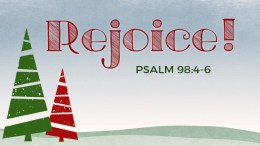 Rejoice!!