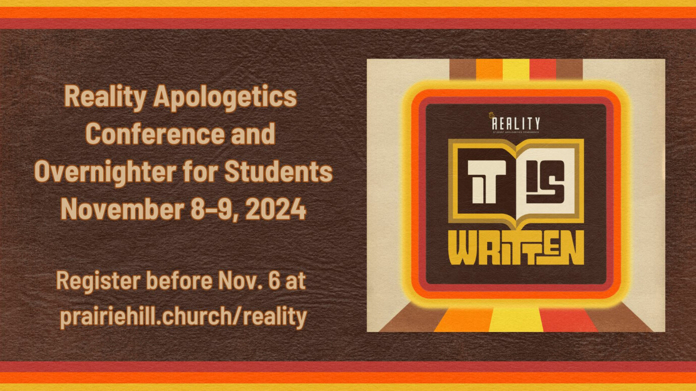 Reality Student Apologetics Conference & Overnighter 2024