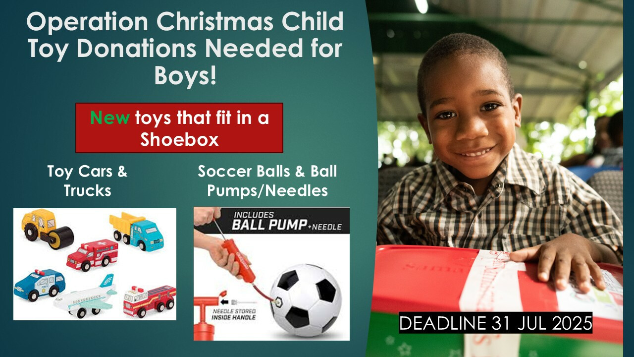 Operation Christmas Child Donations