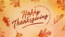 Giving Thanks