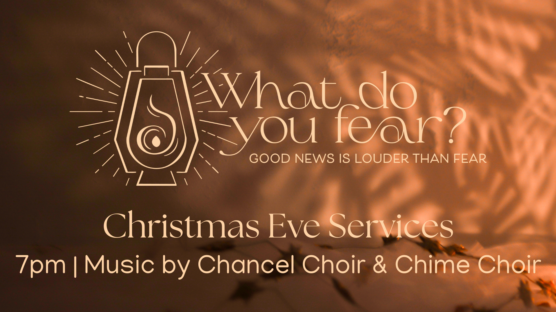 Image for Christmas Eve Candlelight Service - Chancel Choir and Chime Choir