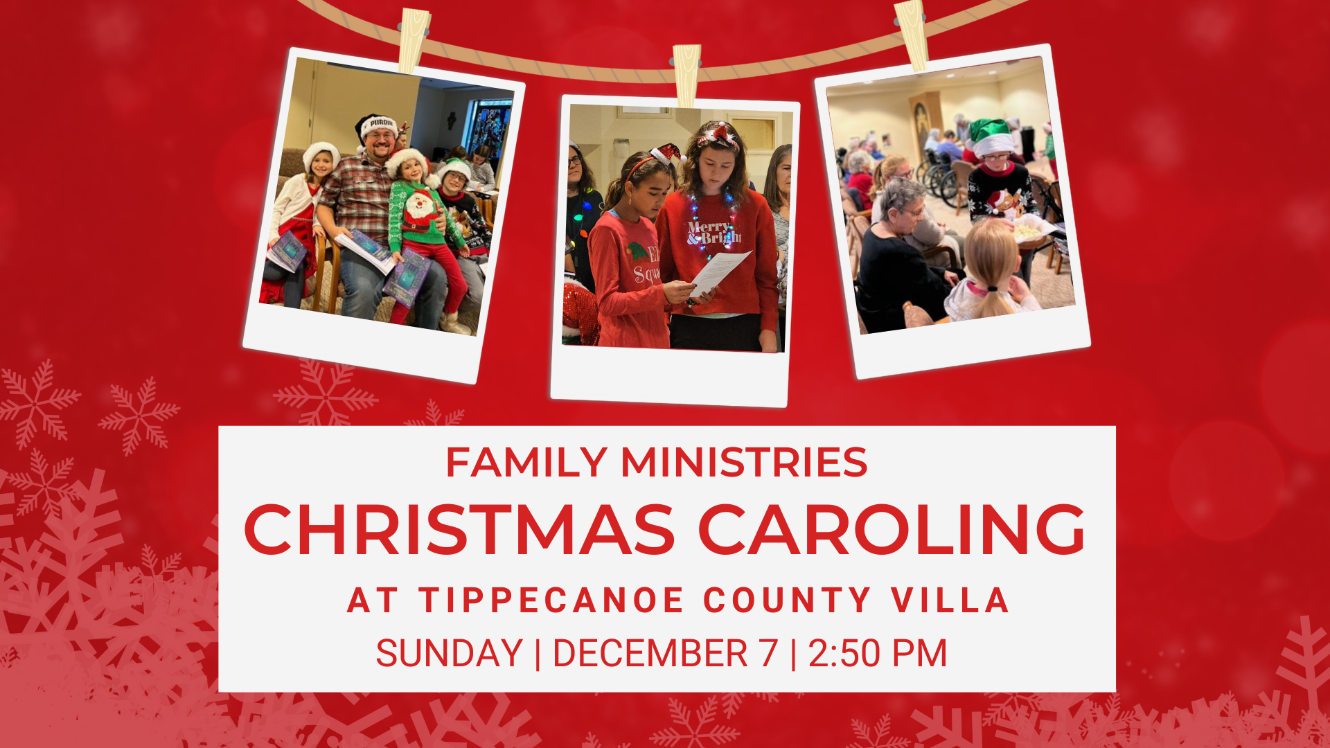 Image for Family Ministries Caroling