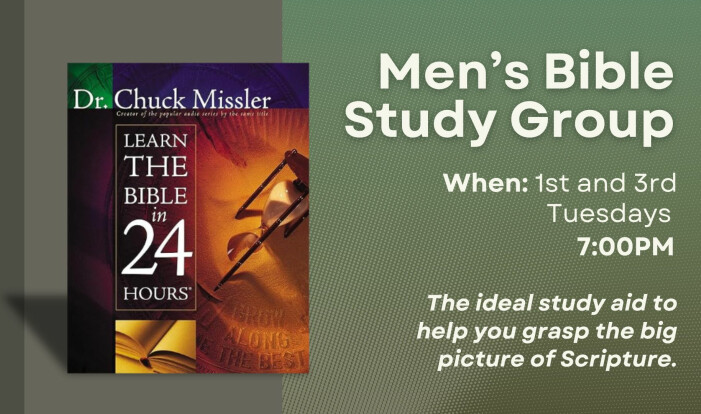 Men's Discipleship | FMDG - 1st Tuesdays, 3rd Tuesdays 7:00 PM