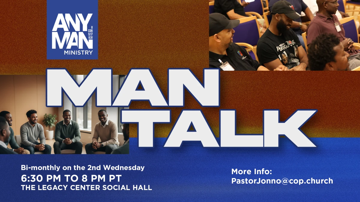 Any Man Men's Ministry MAN Talk: Healthy Discussions for Today's Man