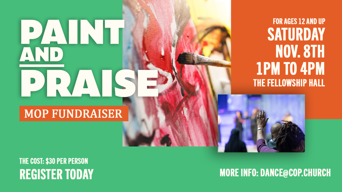 Paint and Praise - Motions of Praise Dance Ministry Fundraiser