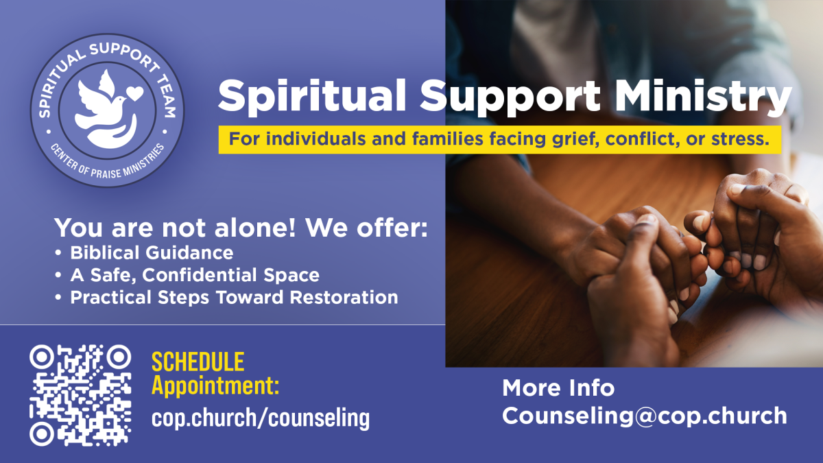 Spiritual Support Ministry Appointments