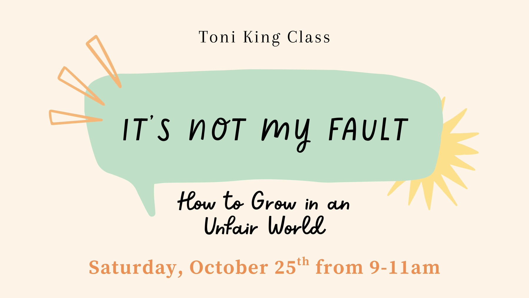It's Not My Fault: How to Grow in an Unfair World
